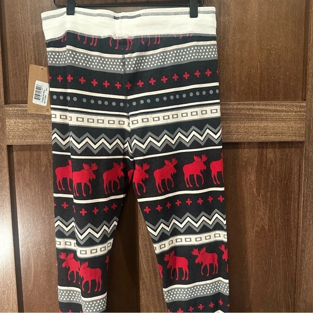 Lazy One Red and Black Moose Pajama Pants